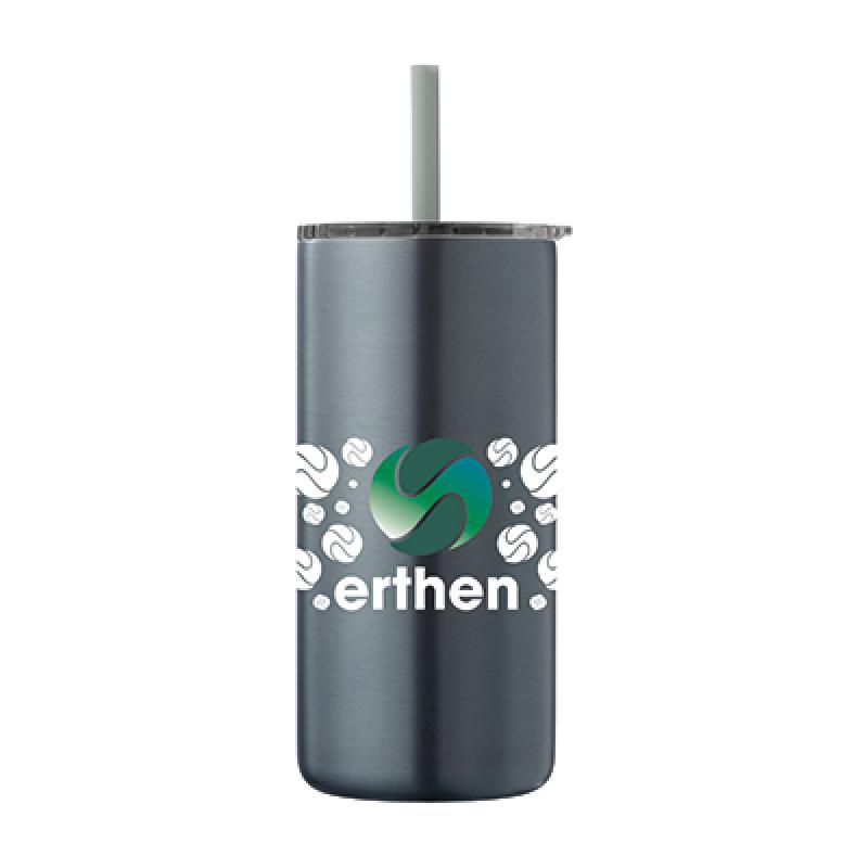 Image of Borealis Recycled Stainless Steel Straw Tumbler