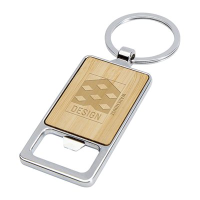 Image of Snapper Bamboo Keychain
